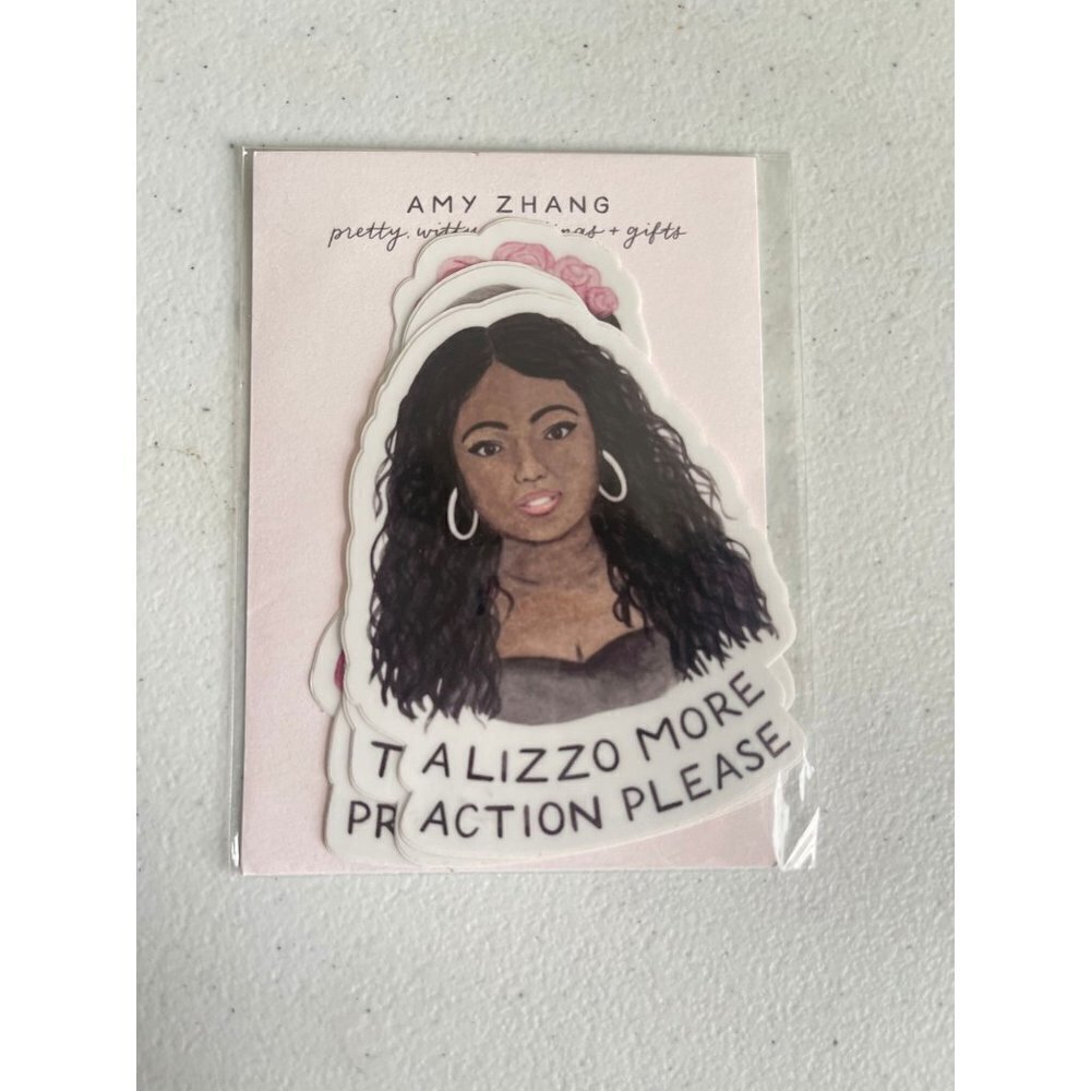 Amy Zhang Leading Ladies Sticker Set Lizzo Frida Scratch & Water Resistant Vinyl